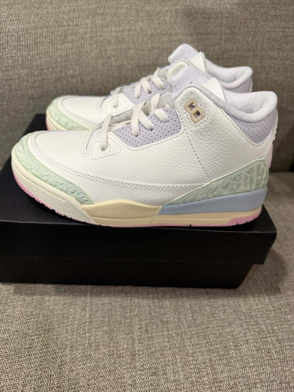 Jordan 3 Retro OG (PS) Sail Jade Aura Size 1Y